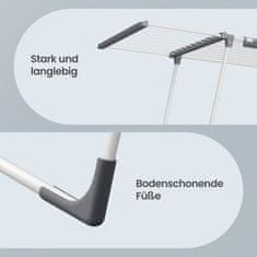 Songmics Sušilnik za perilo z raztegljivimi krili
