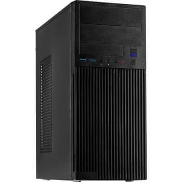Inter-tech Inter-Tech IT-2815 Linear Midi Tower Kućište, Crno