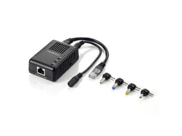 Level One LevelOne Fast Ethernet PoE Splitter, 802.3af PoE, 5-12V DC Izlaz