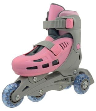 slomart INLINE SKATE TRISKATE veličina XS (27-30), roza