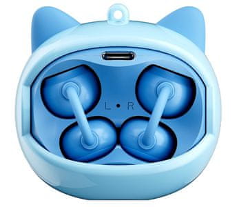 Blackview AIRBUDS K1 slušalke, brezžične, otroške, BT 6.0, IPX4, modre