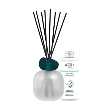 Darilni set aroma difuzor Mineral Frosted + polnilo Blue Seduction 180 ml