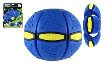 DiscBall - Vrzi disk, ujemi žogo! plastika 22cm modra na kartici