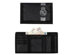 Astra Denarnica Real Madrid Black – tekstilna denarnica z velcro zaponko, 504026004