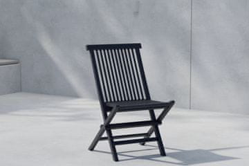 Venture Design Jedilni stol Kenya 47x47x89 cm Črn
