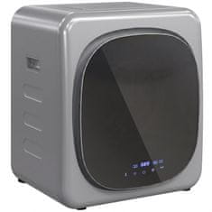 Homestar Kondenzacijski sušilnik 4 kg s pametnim načinom 800 W Kompakten sušilnik z bobnom iz nerjavečega jekla Srebrn