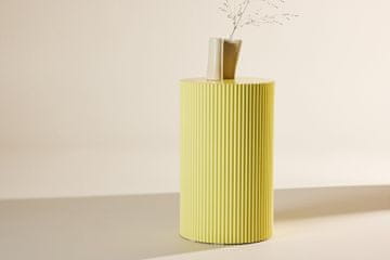 Venture Design Stranska miza Lenox 30,5x50 cm rumena