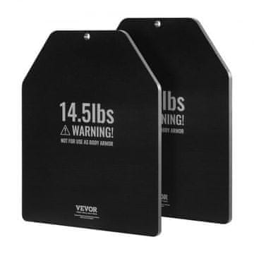 VEVOR Plošče za uteži 6.6 kg par, oblikovane za ergonomsko prileganje