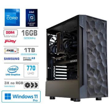 MEGA TWR S7 računalnik, Intel Core i7-12700, 16GB, SSD1TB, Intel 770, W11P