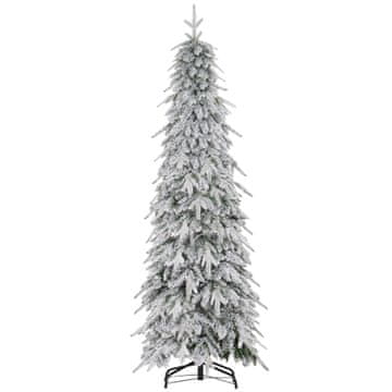 Homestar Umetno božično drevo 180 cm z 600 gostimi vejami, umetni sneg, samodejno odpiranje