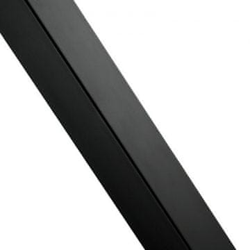 VEVOR Stolpec za kabelsko ograjo 91.4x5.1x5.1 cm Črn