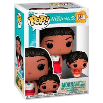 Northix Komplet figur Disney Moana: Moana & Simea, zbirateljske igrače
