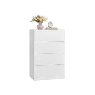 Songmics Predalnik 40x60x97.4 cm Bela
