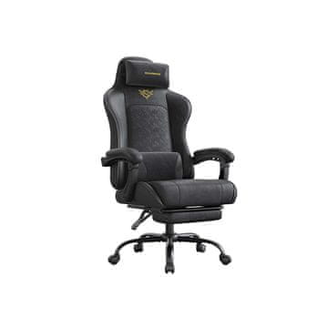 Songmics Gaming stol 70x70x123.5 cm Črn