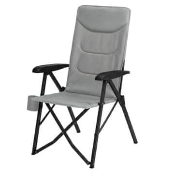 Songmics Kamp stol 70x60x110 cm siva