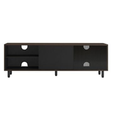Songmics TV omarica 140x39x45 cm rjava