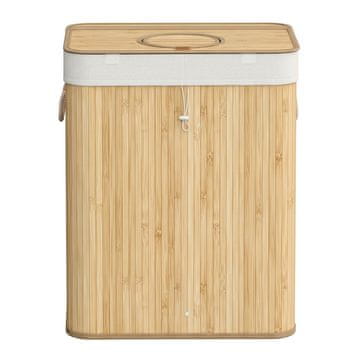 Songmics Kanta za recikliranje steklenic 50.5x40.5x61 cm bež