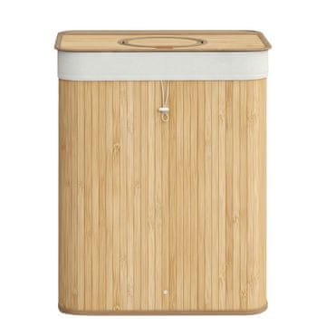 Songmics Kanta za recikliranje steklenic 40.5x40.5x61 cm bež