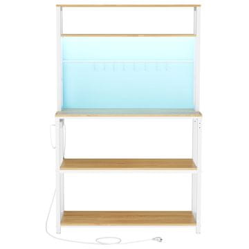 Songmics Kuhinjska polica 40x80x168.4 cm rjava