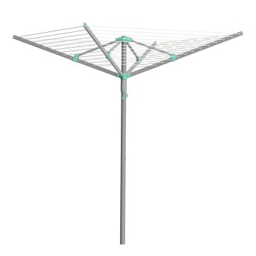 Songmics Vrteči se sušilec za perilo 1392x1392x182 cm srebrne barve