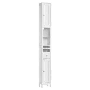 Songmics Kopalniška omarica 19.5x21.4x180 cm bela