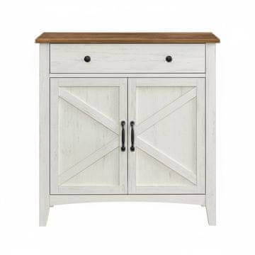 Songmics Kuhinjski regal 40x80x80 cm Bela-Rjava