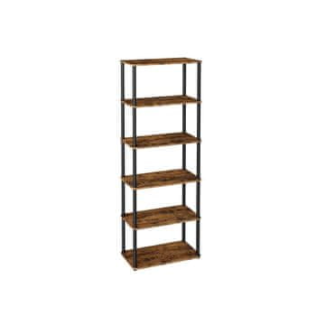 Songmics Polica enota 23.8x60x173.4 cm rjava