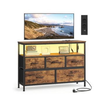 Songmics Omara 30x98.7x68.1 cm rjava