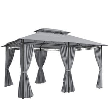 Homestar Vrtni paviljon 300x400x280 cm temno siva