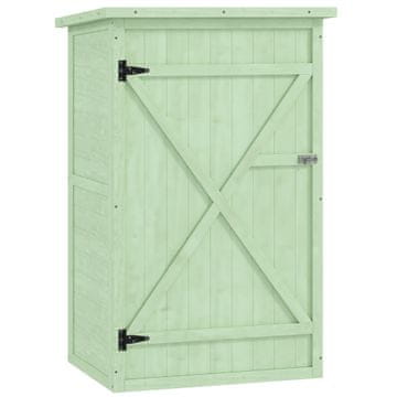 Homestar Vrtna omara 75x56x115 cm zelena
