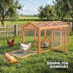 Homestar Piščančja hišica 156x70,5x84 cm oranžna