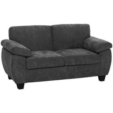 Homestar dvosed kavč 156x77x81 cm temno siva