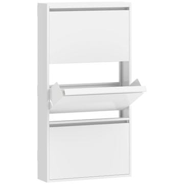 Homestar Omara za čevlje 55x15x105,5 cm bela