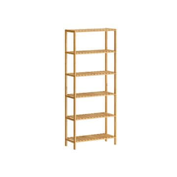 Songmics Kopalniška polica 26x60x160.9 cm bež