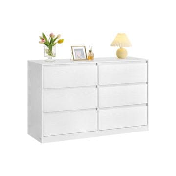 Songmics Predalnik 40x119.4x75 cm, bel