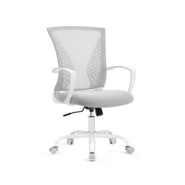 Songmics Pisarniški stol 64x64x96-104 cm siva