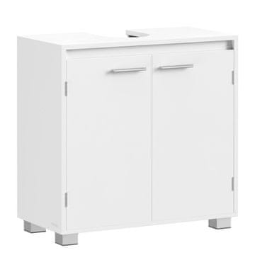 Songmics Kopalniška omarica 60x30x60 cm Bela