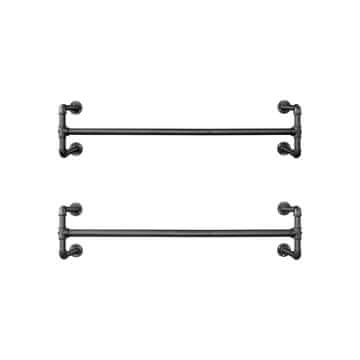 Songmics Oblečni regal 110x30x29.5 cm Črn
