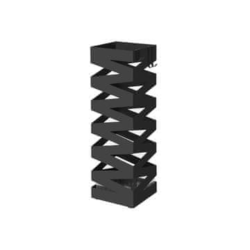 Songmics Stojalo za dežnike, 15.5x15.5x49 cm, črno