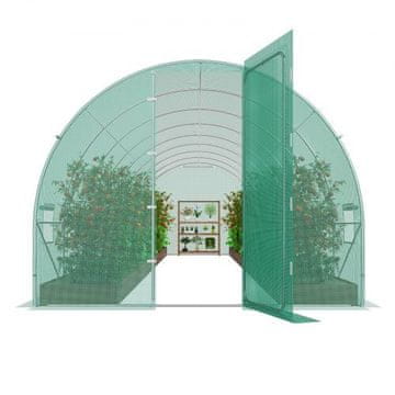 VEVOR Toplar tunel 835x290x225 cm zelen