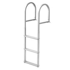 VEVOR Pristaniška lestev 3 stopnice 40x41.2x133.5 cm odstranljiva