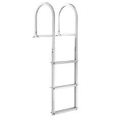 VEVOR Pristaniška lestev 3 stopnice 40x41.2x133.5 cm odstranljiva