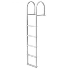 VEVOR Priključna lestev 5 stopenj 40x41.2x193.5 cm aluminij