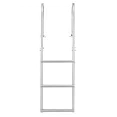 VEVOR Pristaniška lestev 3 stopnice 40x41.2x133.5 cm odstranljiva