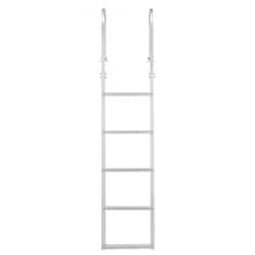 VEVOR Priključna lestev 5 stopenj 40x41.2x193.5 cm aluminij