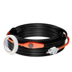 VEVOR Grelec za cevi 25 m 23 W/m s termostatom