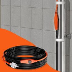 VEVOR Grelec za cevi 25 m 23 W/m s termostatom