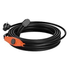 VEVOR Grelec za cevi 9 m 23W/m Vgrajen termostat Zaščita pred zmrzovanjem