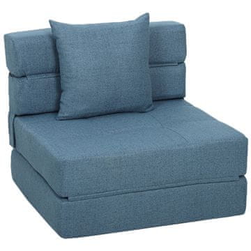 Homestar Sedežna postelja 70x70x61 cm modra