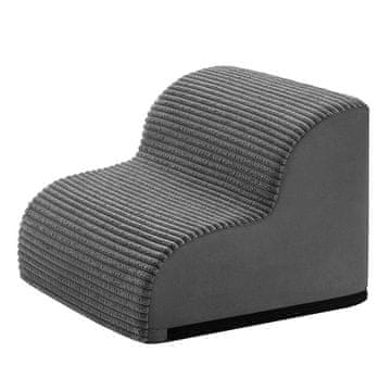 Songmics Pet stopnice 4 stopnice 40x40x30 cm siva